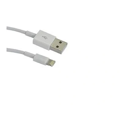 Afbeelding van MicroConnect Lightning Cable MFI 1m, White 8Pin USB A Male Charging &amp; Syncing, 2.4A