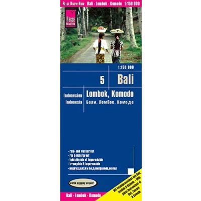 Afbeelding van Reise Know How Landkarte Bali, Lombok, Komodo (1:150.000) Indonesien