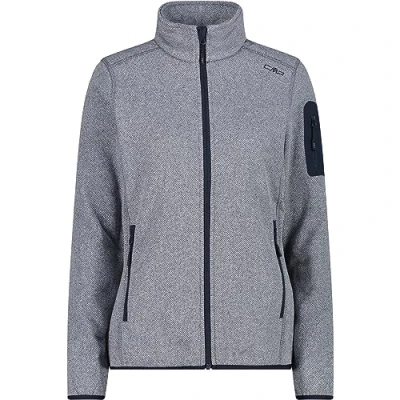 Afbeelding van CMP Fleecejas, Dames, Maat: 36, Blue/bianco
