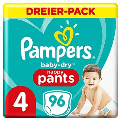 Afbeelding van Pampers Baby Dry Pants Maat 4 96 Luierbroekjes Voordeelpak