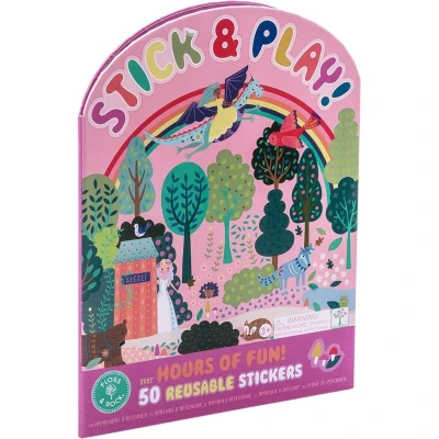 Afbeelding van Floss &amp; Rock Stickerboek met herbruikbare stickers, Sprookje 27,5 x 21,5 1 cm Multi