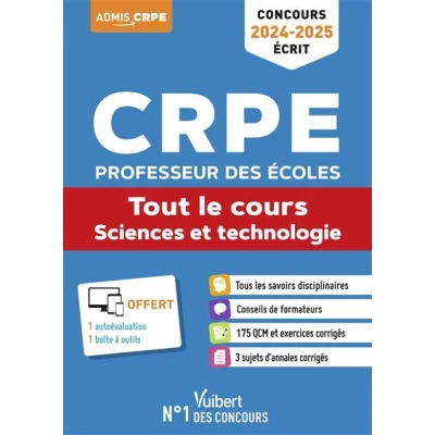 Image de Sciences et technologie CRPE 2024 2025 Tout en un