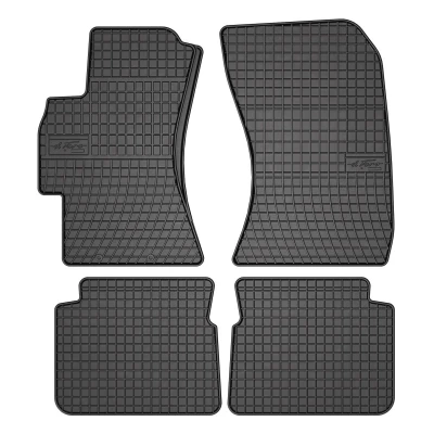 Afbeelding van FROGUM 0892 Vloermatset Rubber voor en achter 4 Zwart Op maat gemaakt SUBARU: Forester IV