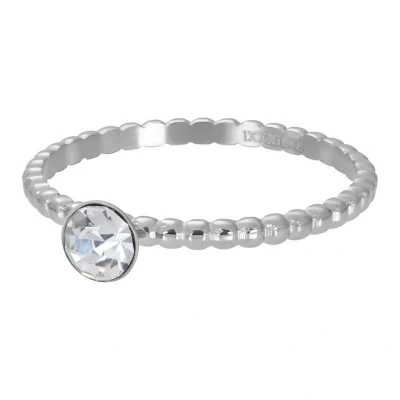 Afbeelding van Ball With Crystal Stone iXXXi Vulring 2mm Silver / 21