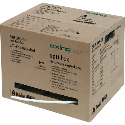 Afbeelding van Axing SKB39504 coax kabel No Nee 250 m Wit