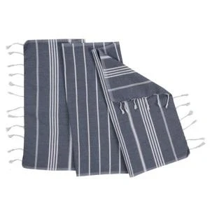 Afbeelding van Kleine Hamamdoek Leyla Navy van Lalay