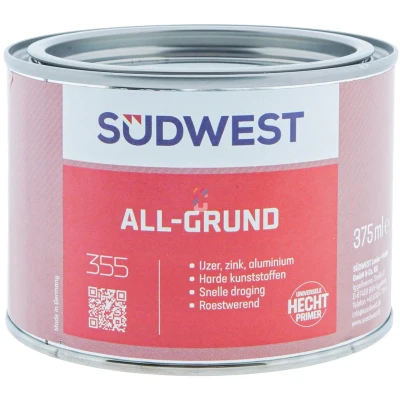 Afbeelding van Sudwest All Grund K51 Primer 375ML 9105 zwart Grondverf &amp;