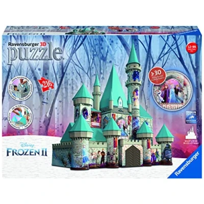 Afbeelding van Ravensburger Disney Frozen 2 kasteel 3D puzzel 216 stukjes