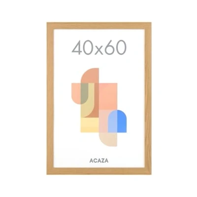 Afbeelding van ACAZA Fotokader Fotolijst in MDF van 40x60 cm Warm Oak Plexiglas