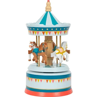 Afbeelding van Small Foot Houten Muziekdoos Draaimolen