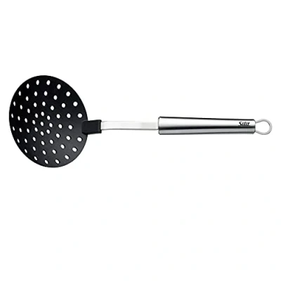 Afbeelding van Classic Line Schuimlepel 33 cm, schuimtroffel, kunststof deksel, roestvrij staal, hittebestendig, ideaal voor gecoate potten, vaatwasmachinebestendig