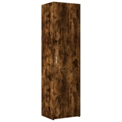 Afbeelding van vidaXL Hoge kast 50x42,5x185 cm bewerkt hout gerookt eikenkleurig