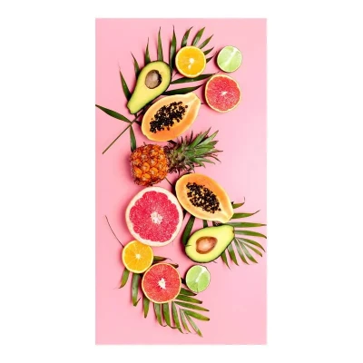 Afbeelding van Strandlaken 75x150 poly velours kids Good Morning nr.2089 pi