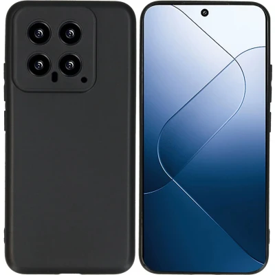 Afbeelding van iMoshion Hoesje Geschikt voor Xiaomi 14 Siliconen Color Backcover Zwart