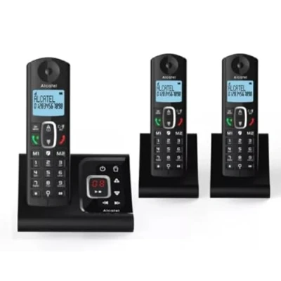 Afbeelding van Alcatel Draadloze vaste telefoon met Trio antwoordapparaat, F685, zwart