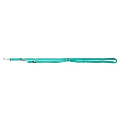 Afbeelding van Trixie Hondenriem Premium Dubbelgestikt Verstelbaar Oceaan Blauw 200X2 CM (396203)
