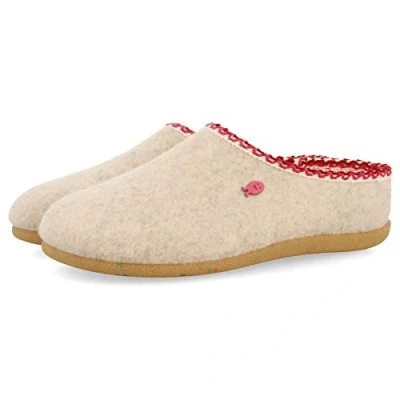 Afbeelding van HOT POTATOES Laupstad, pantoffels voor dames, Beige