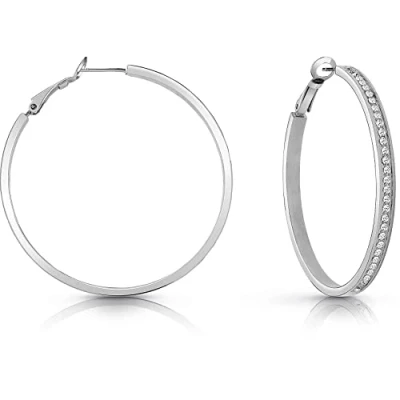 Afbeelding van Guess JUBE Oorbellen, Dames, Maat: One Size, Silber