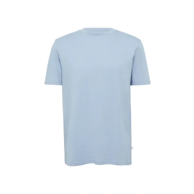 Afbeelding van QS MIT Rundhalsausschnitt Tshirt basic, Heren, Maat: Medium, Himmelblau