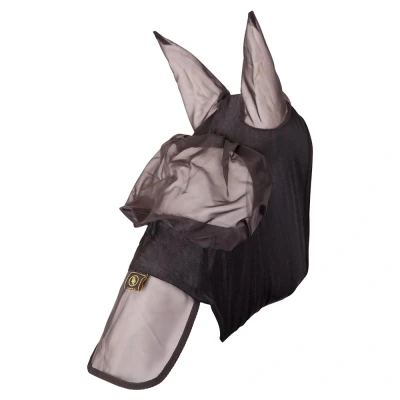 Image de BR Masque Anti Mouches Avec Oreilles Mesh/Lycra Noir XL
