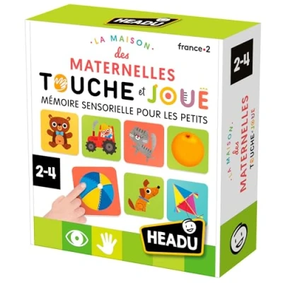 Afbeelding van Headu Schrijf en letterspel La Maison des Maternelles Touch and Play Zintuiglijk geheugen voor de allerkleinsten