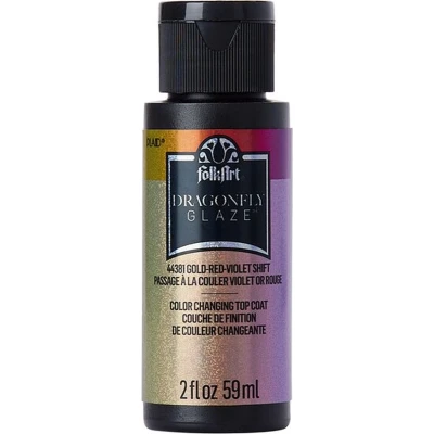 Afbeelding van Folkart Dragonfly Glaze Gold Red Violet Shift 2 fl oz (44381)