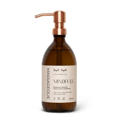 Afbeelding van Geurwolkje® Massageolie Mindful 500 ml