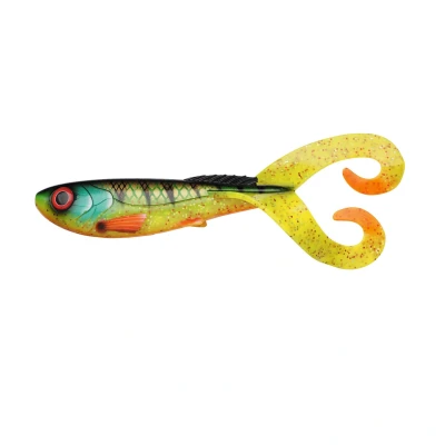 Afbeelding van Abu Garcia Beast Twintail Shad 21cm (4pcs) 74g Red Tiger