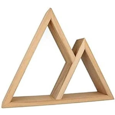 Afbeelding van Artemio Wandplank, hout, om te decoreren, 37 x 30 cm, motief: Berg