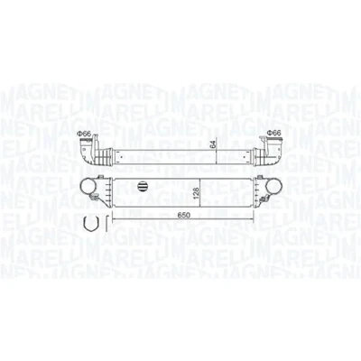 Afbeelding van Magneti Marelli Interkoeler 351319204640