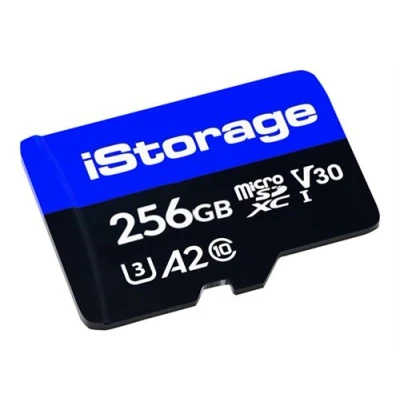 Image de iStorage Carte mémoire flash 256 Go A2 / Video Class V30 UHS I U3 Class10 micro SDXC