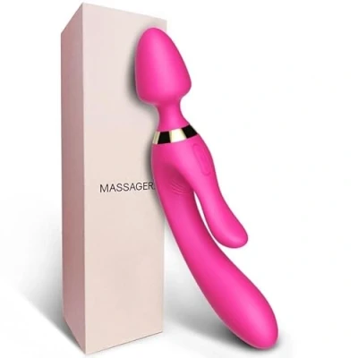 Afbeelding van ARMONY MASSAGER &amp; VIBRATOR BUNNY FUCHSIA PREMIUM