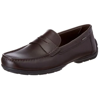 Afbeelding van Geox U Moner W Mocassins, Heren, Maat: 44, Coffee Leer