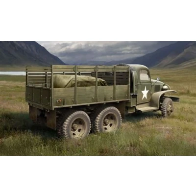 Image de Us Gmc Cckw 352 Wood Cargo Truck 1:35e Hobby Boss