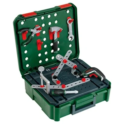 Image de Mallette établi Bosch avec visseuse électronique Ixolino II et accessoires 8396