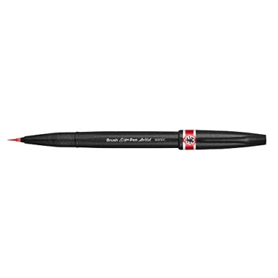 Image de PENTEL FEUTRE PINCEAU ROUGE ULTRA F