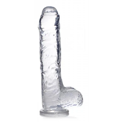 Afbeelding van Jock C Thru Transparante Dildo 25 cm. Levensecht Gevoel