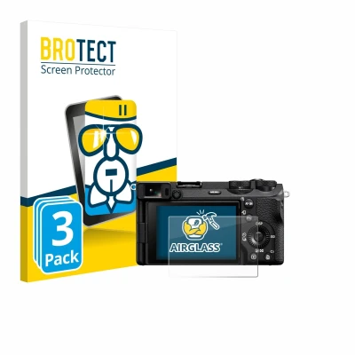 Afbeelding van BROTECT Screenprotector voor Sony Alpha 6700 Folie Beschermfolie Beschermglas transparant (3 Stuks)