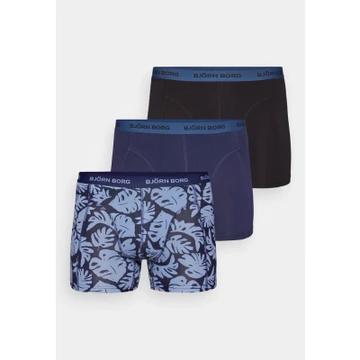 Afbeelding van Björn Borg 3 PACK Onderbroeken, Heren, Maat: XS, Dark blue/black