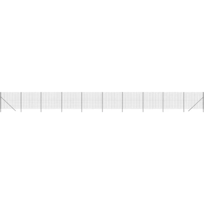 Afbeelding van vidaXL Draadgaashek 1,6x25 m gegalvaniseerd staal antracietkleur