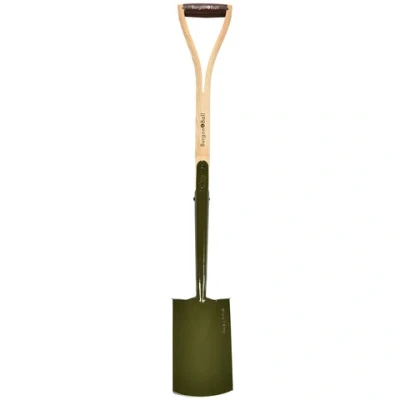 Afbeelding van Burgon &amp; Ball RHS Border Spade BoronGreen gerecycled staal boriumstaal duurzaam
