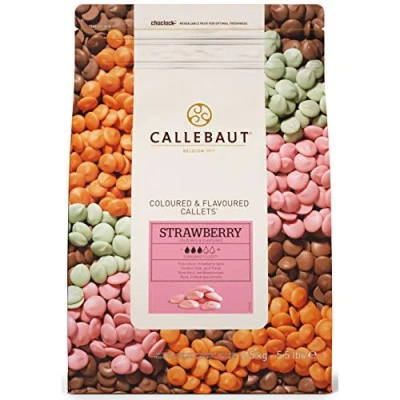 Afbeelding van Callebaut Chocolade Callets Aardbei 2,5 kg