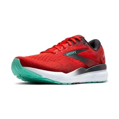 Afbeelding van Brooks Ghost 16 Hardloopschoenen neutraal, Heren, Maat: 40, Fiery red ebony cockatoo Textiel