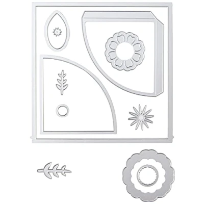 Afbeelding van Sizzix Surfacez 664909 textuurrol, 15,2 x 121,9 cm, wit