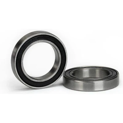 Afbeelding van 15x24x5mm (2) Ball bearing black rubber sealed