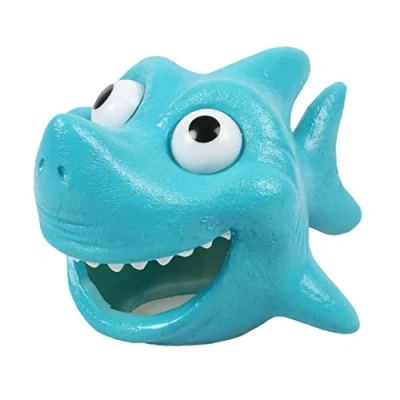 Afbeelding van Aqua Della Aquariumdecoratie Vissen Haai 11,5x9,5x7cm Blauw 1st