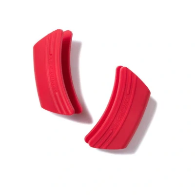 Afbeelding van Le Creuset Silicone Set Van 2 Handvatten In Kersenrood