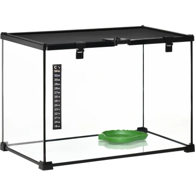 Afbeelding van PawHut Terrarium met thermometer D40 015V02