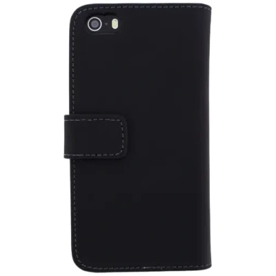 Afbeelding van Mobilize Slim Wallet Book Case Apple iPhone 5/5S/SE Black