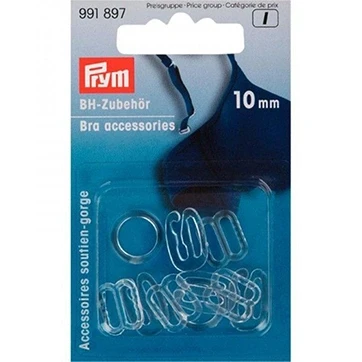 Afbeelding van BH Accessoires Assorti Transparant 10 Stuks 10mm